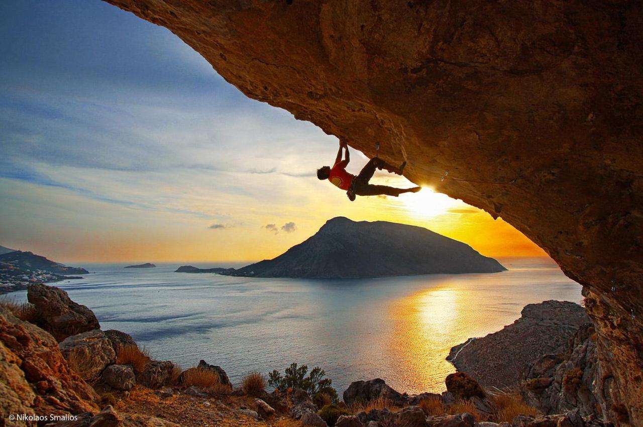 Via Ferrata Houses Myrties Exterior foto